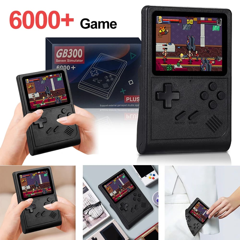 GB300 TV Retro Video Handheld Game Console Over 6000 Games